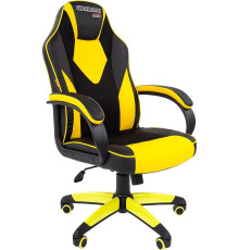 Кресло CHAIRMAN Game 17 черный/желтый