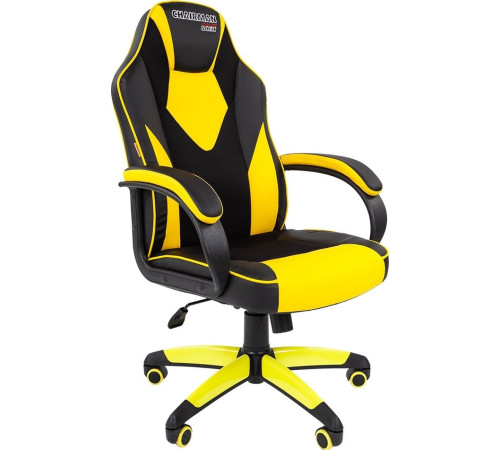 Кресло CHAIRMAN Game 17 черный/желтый