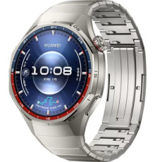 Умные часы Huawei Watch GT 6 Pro 46 мм серебристый, с серебристым браслетом, международная версия