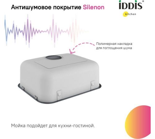 Кухонная мойка IDDIS Mate MAT44GMi77