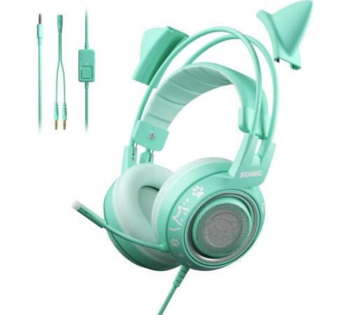 Наушники Somic G951S бирюзовый