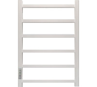 Полотенцесушитель Granula Квадро 50x80 терморегулятор с таймером слева, белый глянец