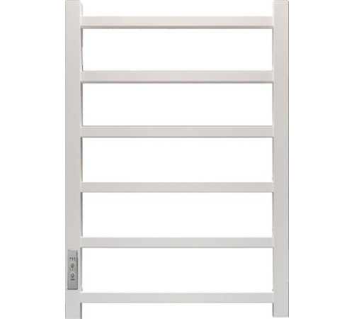 Полотенцесушитель Granula Квадро 50x80 терморегулятор с таймером слева, белый глянец