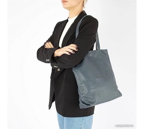 Женская сумка Poshete 892-H8376H-GRY серый