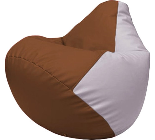 Кресло-мешок Flagman Груша Макси Г2.3-0725 коричневый/сиреневый