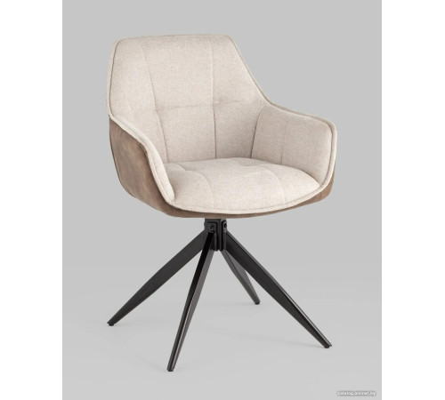 Стул Stool Group Waldo молочный/экокожа бежевый