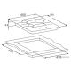 Варочная панель Weissgauff HGG 451 BGh Nano Glass