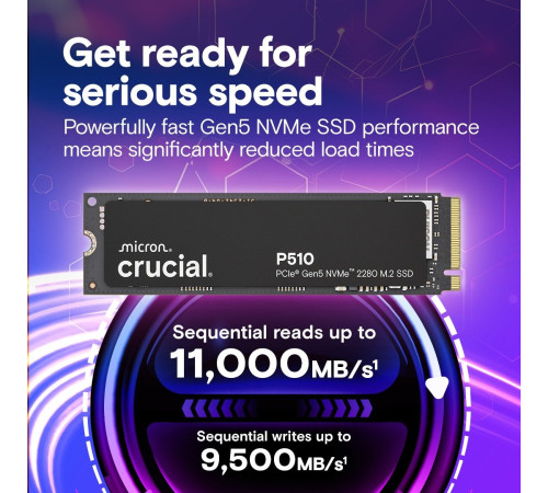 SSD Crucial P510 1TB CT1000P510SSD8