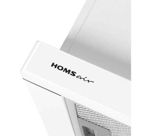 Кухонная вытяжка HOMSair Flat 60 Glass белый