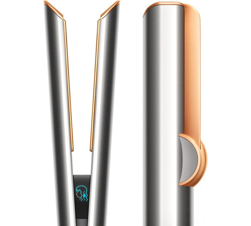 Выпрямитель Dyson Airstrait с переходником на евровилку, никель/медный