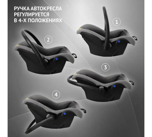 Детское автокресло Еду-Еду KS 318 KRES4089 серый