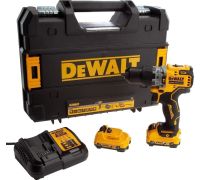 Ударная дрель-шуруповерт DeWalt DCD706D2-QW с 2-мя АКБ, кейс