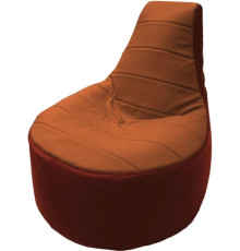 Кресло-мешок Flagman Трон Т1.3-37 мандарин/красный