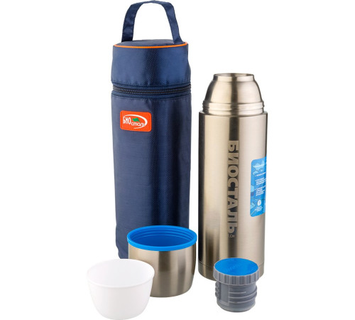 Термос БИОСТАЛЬ NBP-1000-1 1л серебристый