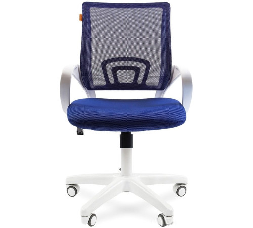 Кресло CHAIRMAN 696 white синий