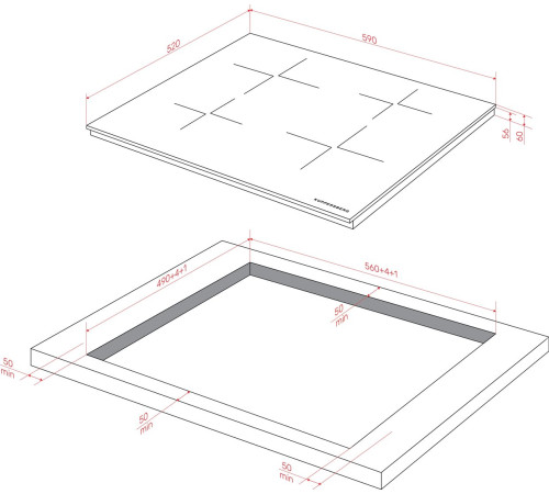 Варочная панель KUPPERSBERG ICI 606