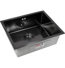 Кухонная мойка ARFEKA ECO AR 550*450 BLACK PVD NANO DECOR MILLET GRAINS