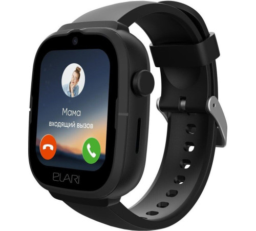 Детские умные часы Elari KidPhone 4G Go черный