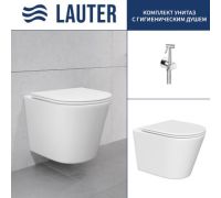 Унитаз подвесной Lauter Longer 2110822 + Breez 21GN7071CH