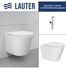 Унитаз подвесной Lauter Longer 2110822 + Breez 21GN7071CH