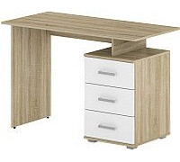 Стол Славянская столица Д-СП1 дуб сонома/белый