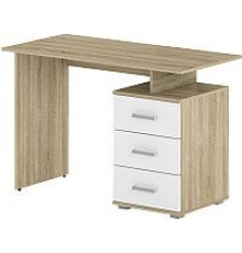 Стол Славянская столица Д-СП1 дуб сонома/белый