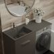 Умывальник Roxen Faber 110L 30010110L-DG серый
