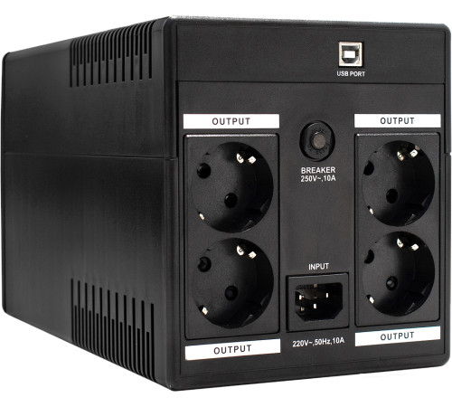 Источник бесперебойного питания ExeGate SpecialPro UNB-1200.LED.AVR.4SH.USB