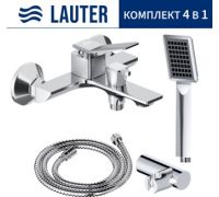 Смеситель Lauter Allure 21CK6618C + 21СКFG80101C + 21S00103 + 21CKFS90120
