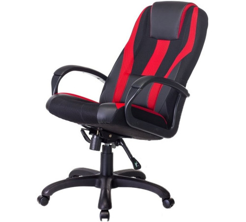 Кресло Zombie VIKING-9/BL+RED черный/красный