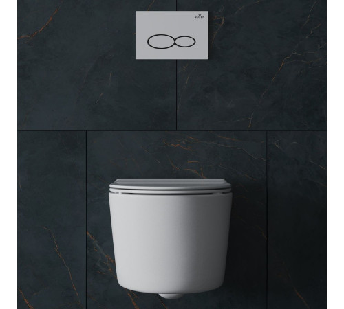 Унитаз подвесной Roxen Simple Compact 530120-01 Rimless Soft Close