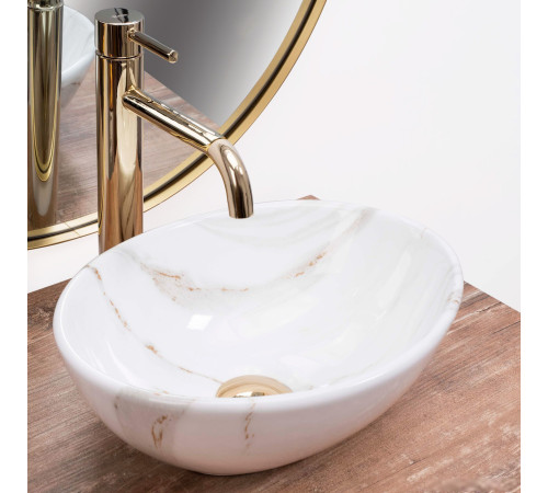 Умывальник Rea Sofia Mini Aiax Shiny U8014