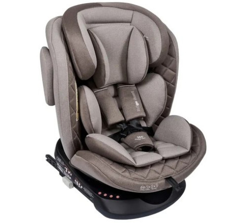 Детское автокресло Indigo Smart Isofix бежевый/коричневый