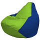Кресло-мешок Flagman Груша Мини L Г0.1-159 салатовый/синий