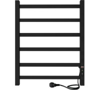 Полотенцесушитель ProHeat Quadro 50х60 терморегулятор, таймер, черный муар