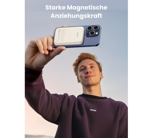 Внешний аккумулятор Ugreen PB561 10000mAh бежевый