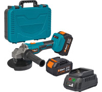 Угловая шлифмашина Bort BWS-21LI с 2-мя АКБ, кейс