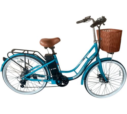 Электровелосипед Smart Balance Classic голубой