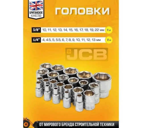 Универсальный набор инструментов JCB 4941-5DS 59718