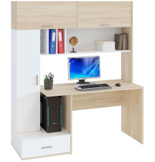 Стол Сокол КСТ-17 дуб сонома/белый