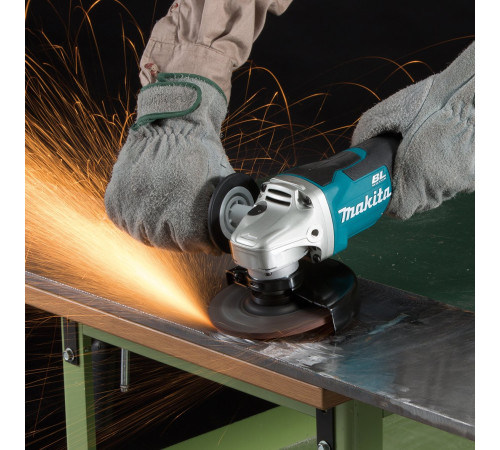 Угловая шлифмашина Makita DGA508RME с 2-мя АКБ, кейс