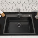 Кухонная мойка ARFEKA ECO AR 700*500 BLACK PVD NANO DECOR