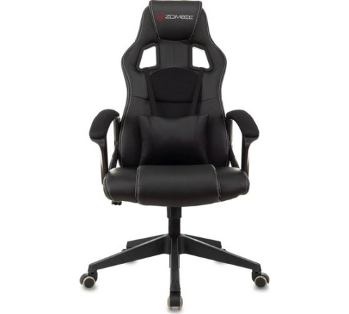 Игровое геймерское кресло Бюрократ Zombie Arena черный