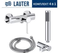 Смеситель Lauter Art 21CK9680C + 21СКFG80101C + 21S10048 + 21CKFS90120