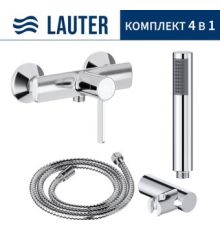 Смеситель Lauter Art 21CK9680C + 21СКFG80101C + 21S10048 + 21CKFS90120