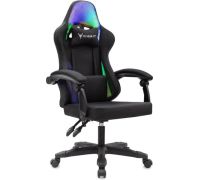 Игровое геймерское кресло Knight Wolf RGB черный