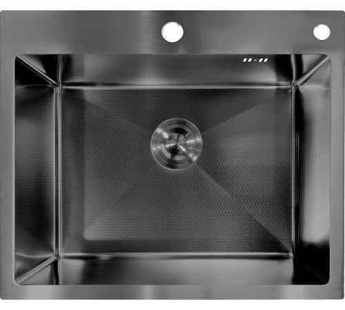 Кухонная мойка Asteria A6050NB-D черный декор