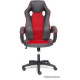 Игровое геймерское кресло TetChair Racer Gt кожзам/ткань, металлик/красный