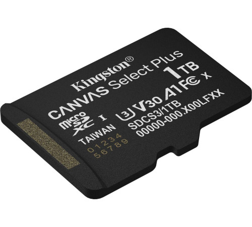 Карта памяти Kingston Canvas Select Plus microSDXC 1TB SDCS3/1TBSP