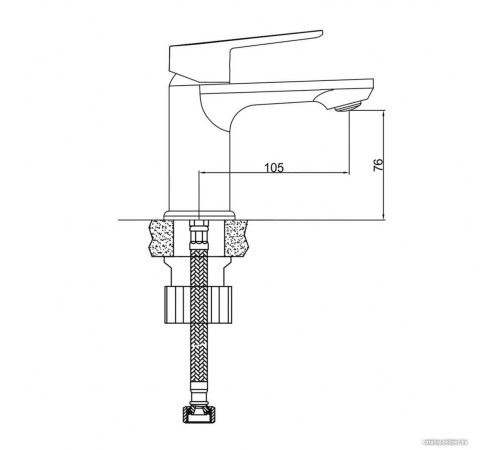 Смеситель Gross Aqua Dyno 6248285MW